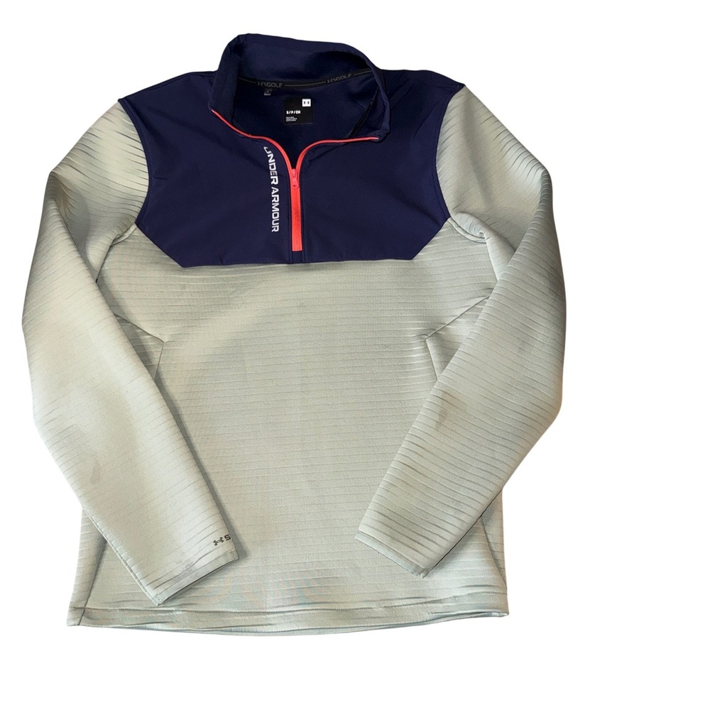 Under Armour‎ Storm Evolution Daytona men's 1/2 zip Golf Pullover Small green